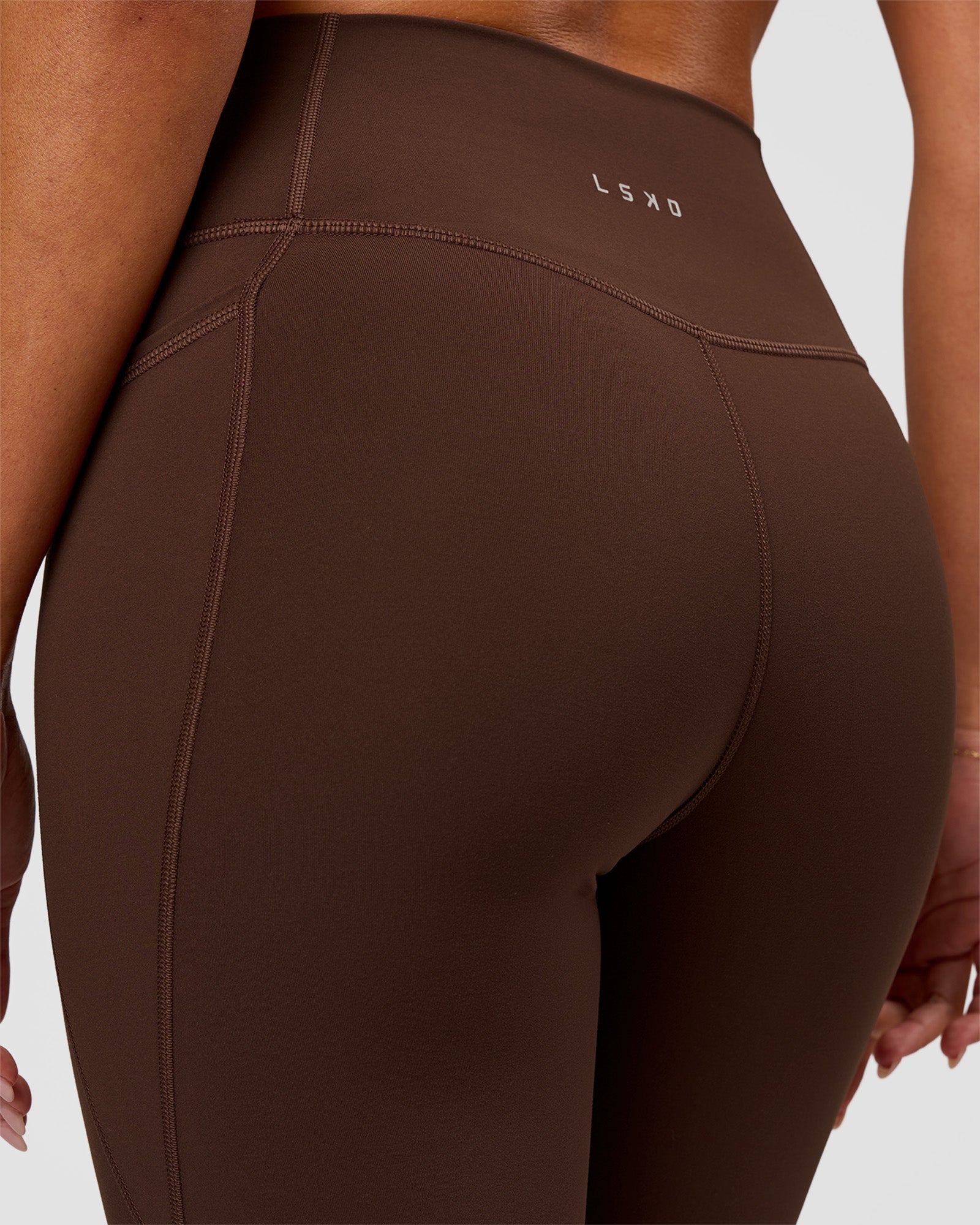 Fusion Ultra High-Rise 7/8 Legging Pockets - Hot Chocolate | LSKD