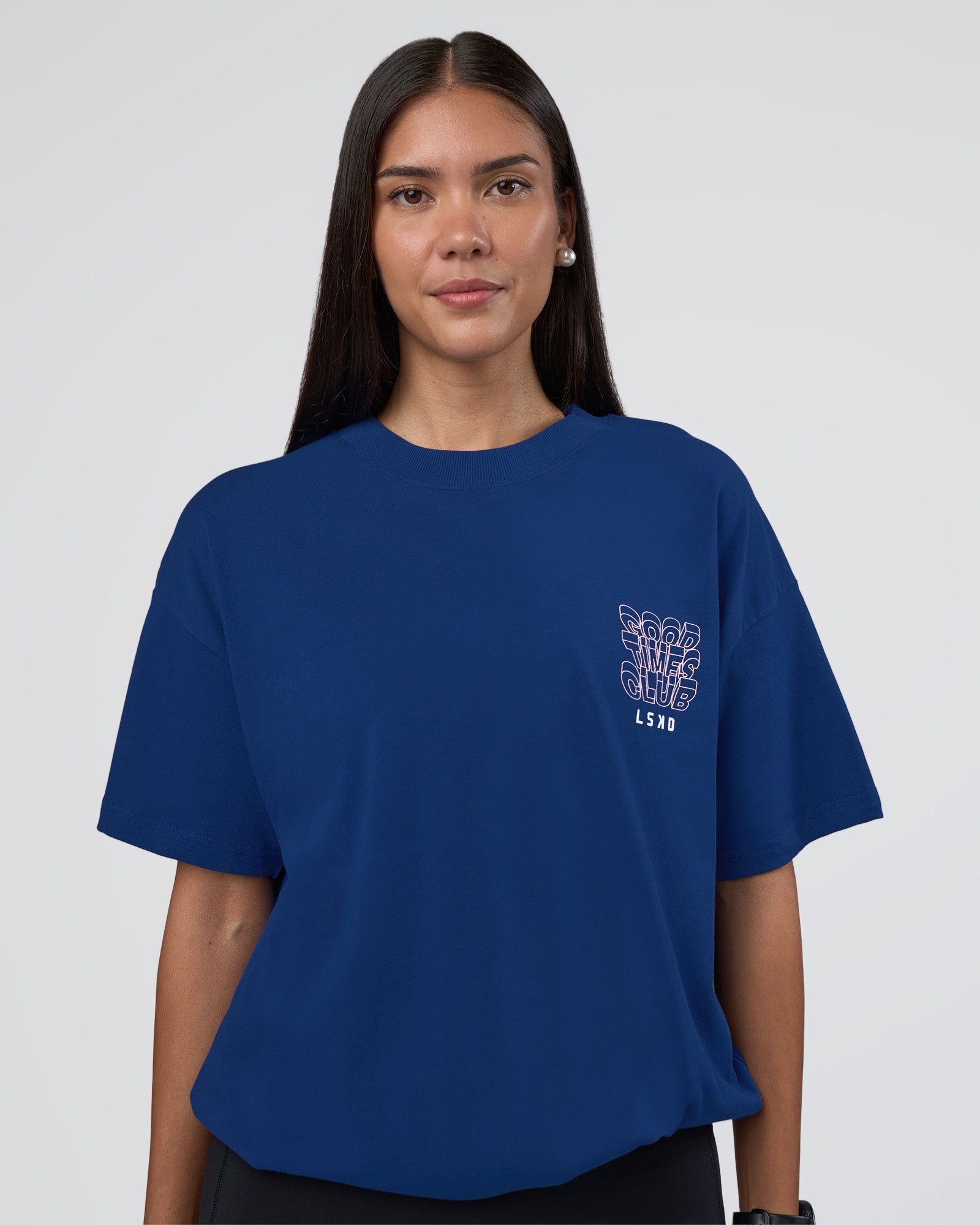 GTC Heavyweight Oversized Tee - Washed Midnight Blue-Marsh | LSKD
