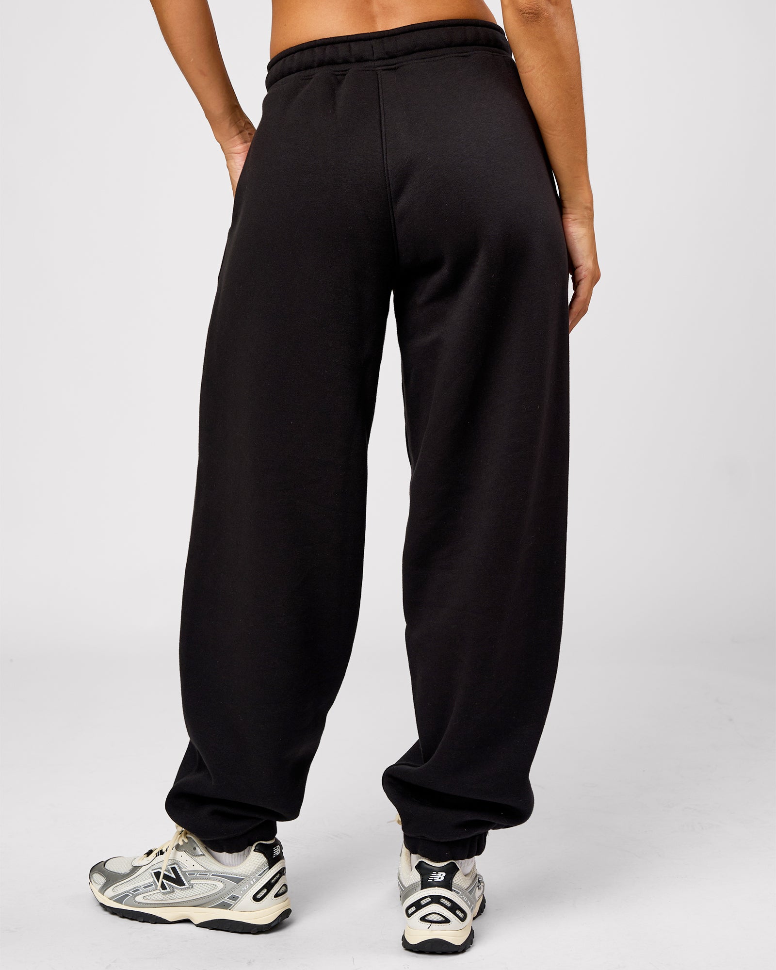 Go-To Oversized Track Pant - Black | LSKD
