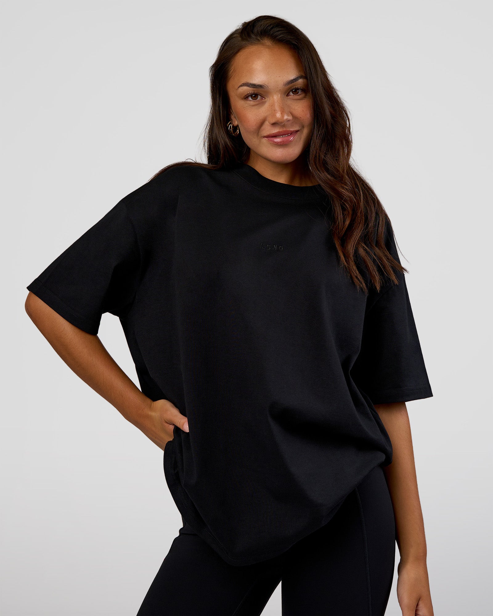 MVP 2.0 Oversized Tee - Black | LSKD