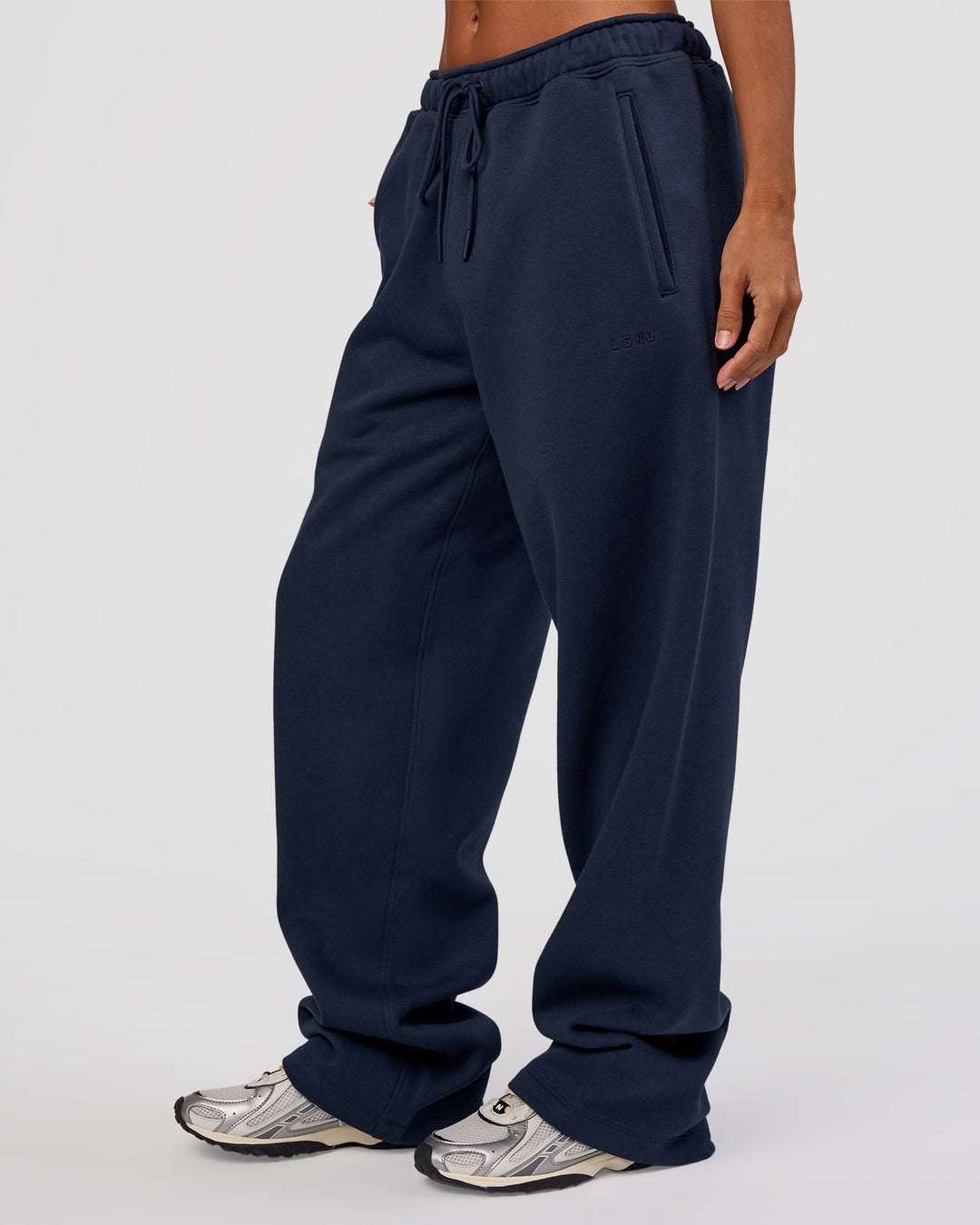 Woman wearing MVP Straight Leg Pant - Future Navy | Model:Brylee | Size:XS