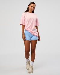 Woman wearing Mother's Day FLXCotton Oversize Tee - Marshmallow | Model:Brylee | Size:XS