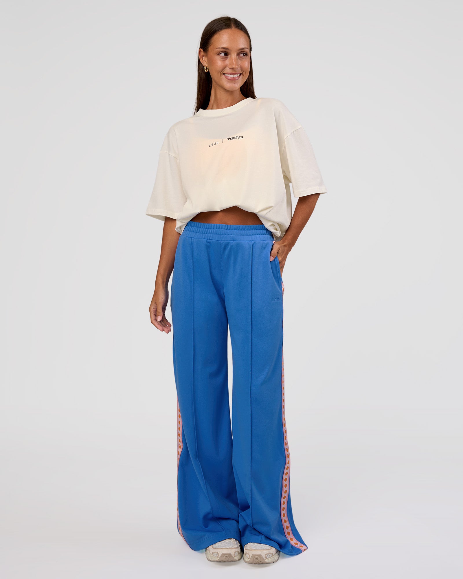 Peaches Track Pant - Palace Blue | LSKD