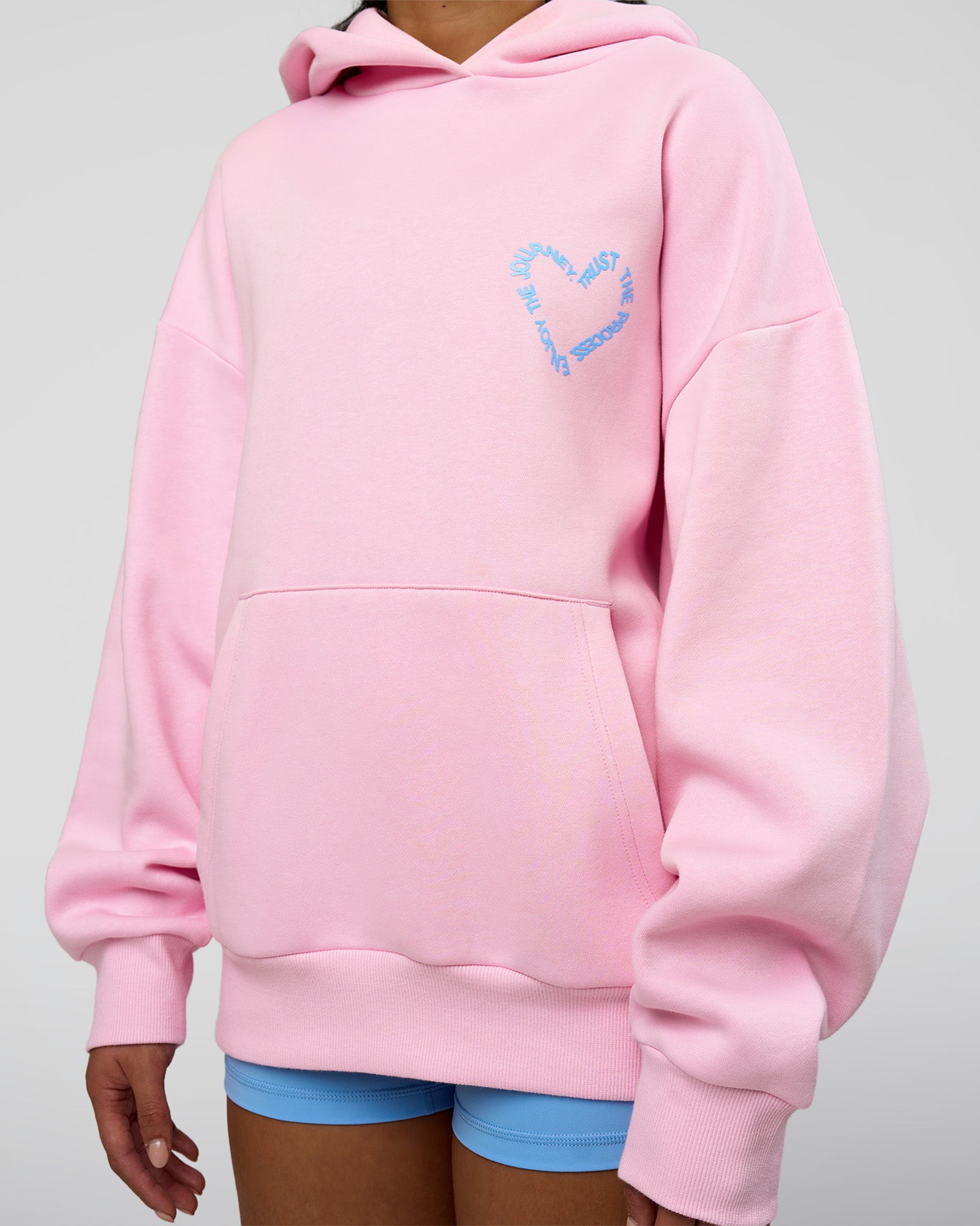Unisex Love The Process Oversize Hoodie - Marshmallow-Open Air | LSKD