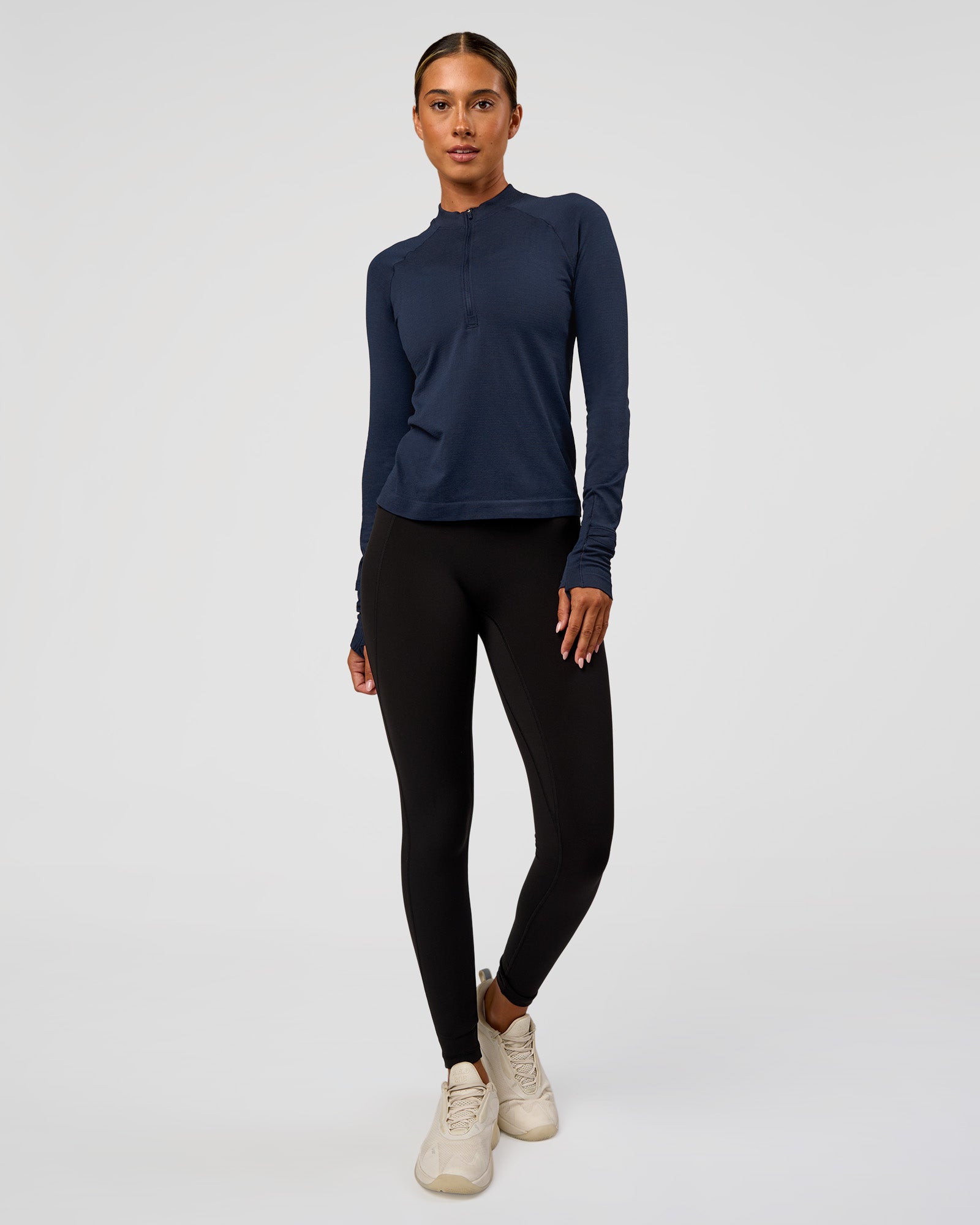 AeroFLX+ Long Sleeve Half Zip - Future Navy | LSKD