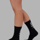 Brand Crew Sock - Black