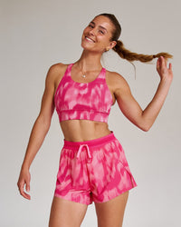 Campaign image of Accelerate Sports Bra - Radiant Pink | Thumbnail Index: 1
