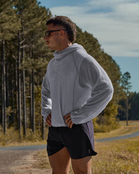 Campaign image of AirTherma Hoodie - Alloy | Thumbnail Index: 4