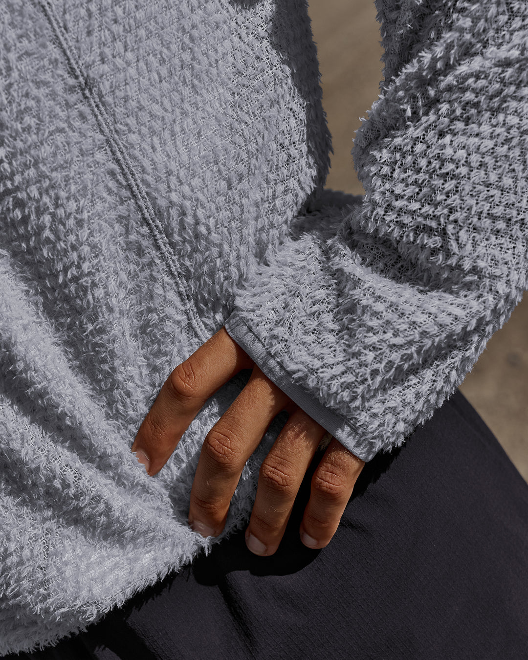 Campaign image of AirTherma Hoodie - Alloy - view 15