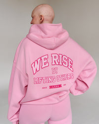 Campaign image of BCAM Heavyweight Boxy Hoodie - Pink Rose | Thumbnail Index: 4