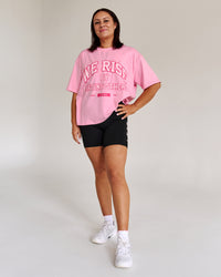 Campaign image of BCAM Heavyweight FLXCotton Graphic Boxed Tee - Pink Rose | Thumbnail Index: 3