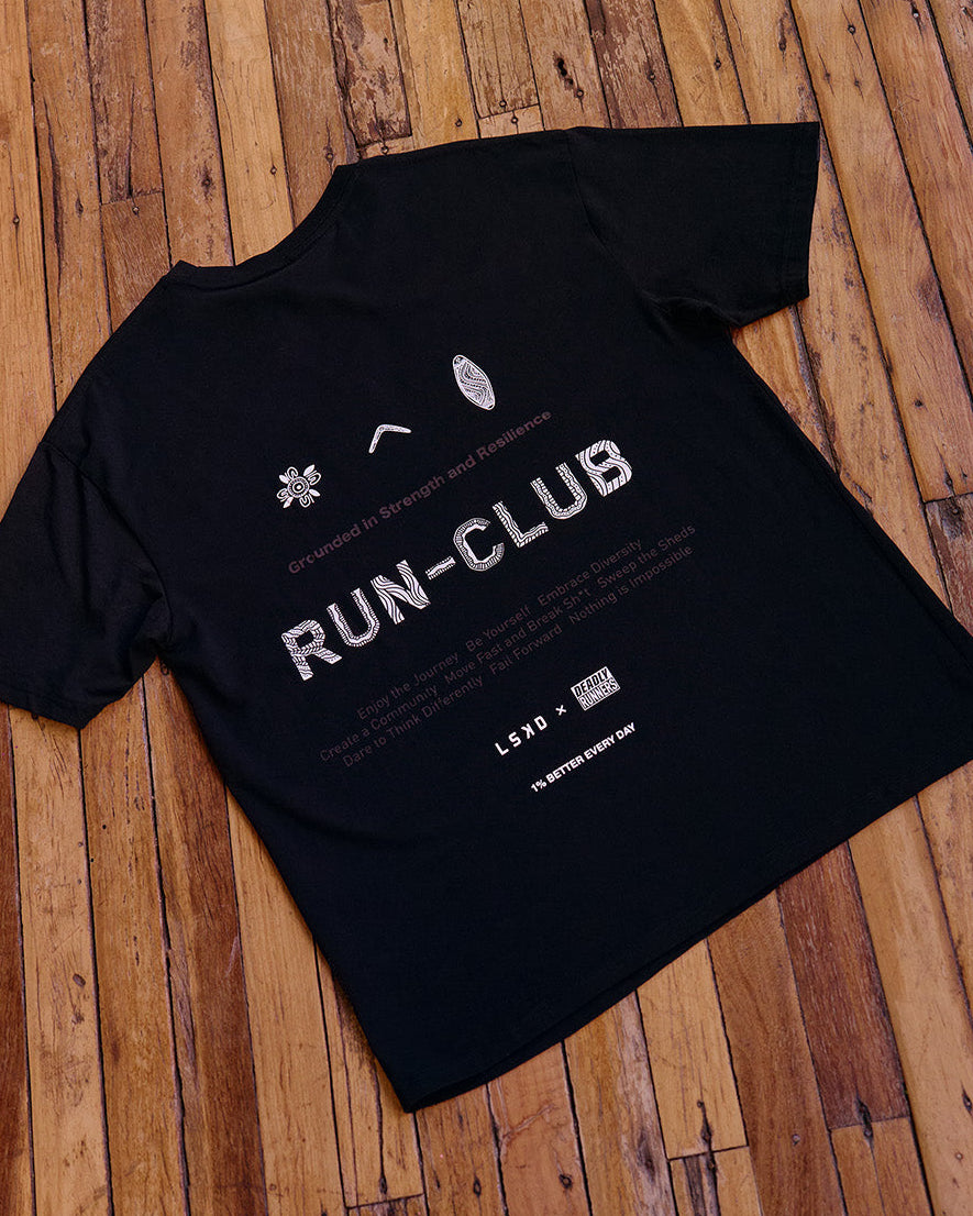 flatlay of deadly runners FLXCotton Tee - view 2