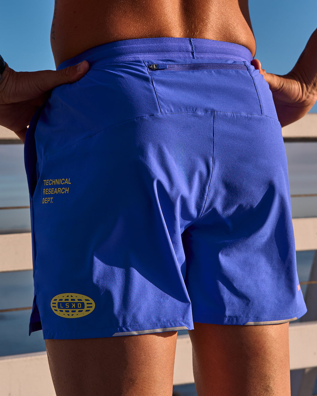 Campaign image of Pace 5" Lined Running Short - Game Plan Power Cobalt - view 5