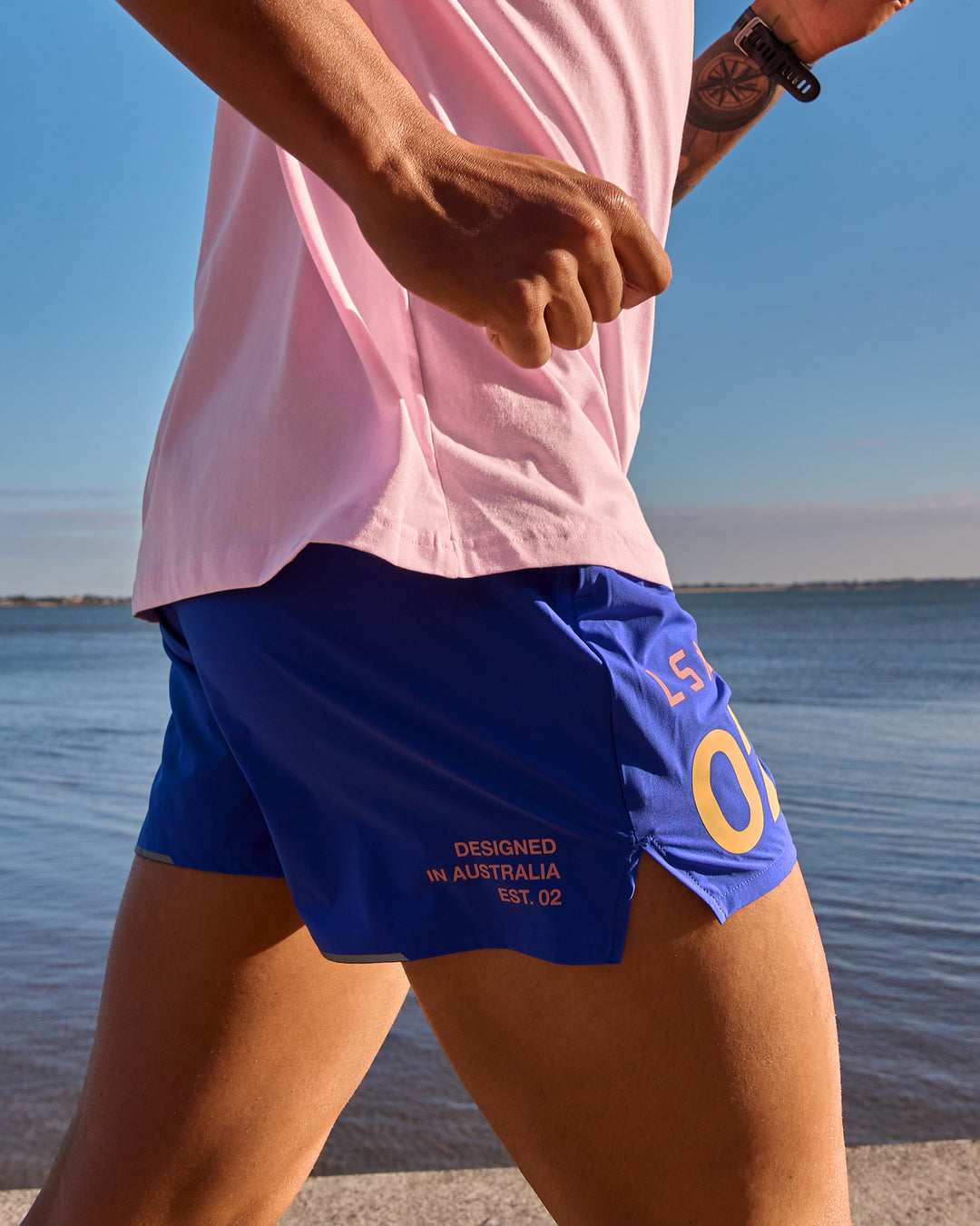 Campaign image of Pace 5" Lined Running Short - Game Plan Power Cobalt - view 9