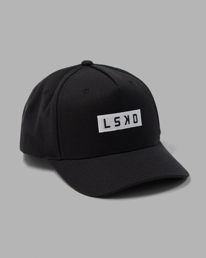 Cornerstone Snapback Cap - Black-White