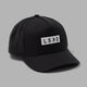 Cornerstone Snapback Cap - Black-White