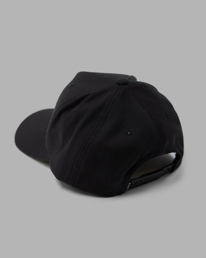 Cornerstone Snapback Cap - Black-White