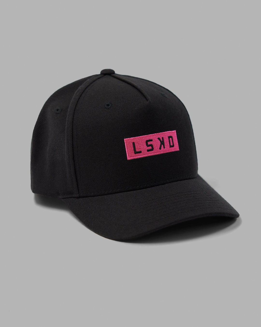 Cornerstone Snapback Cap - Black-Flamingo