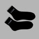 Daily Quarter Crew Socks - Black