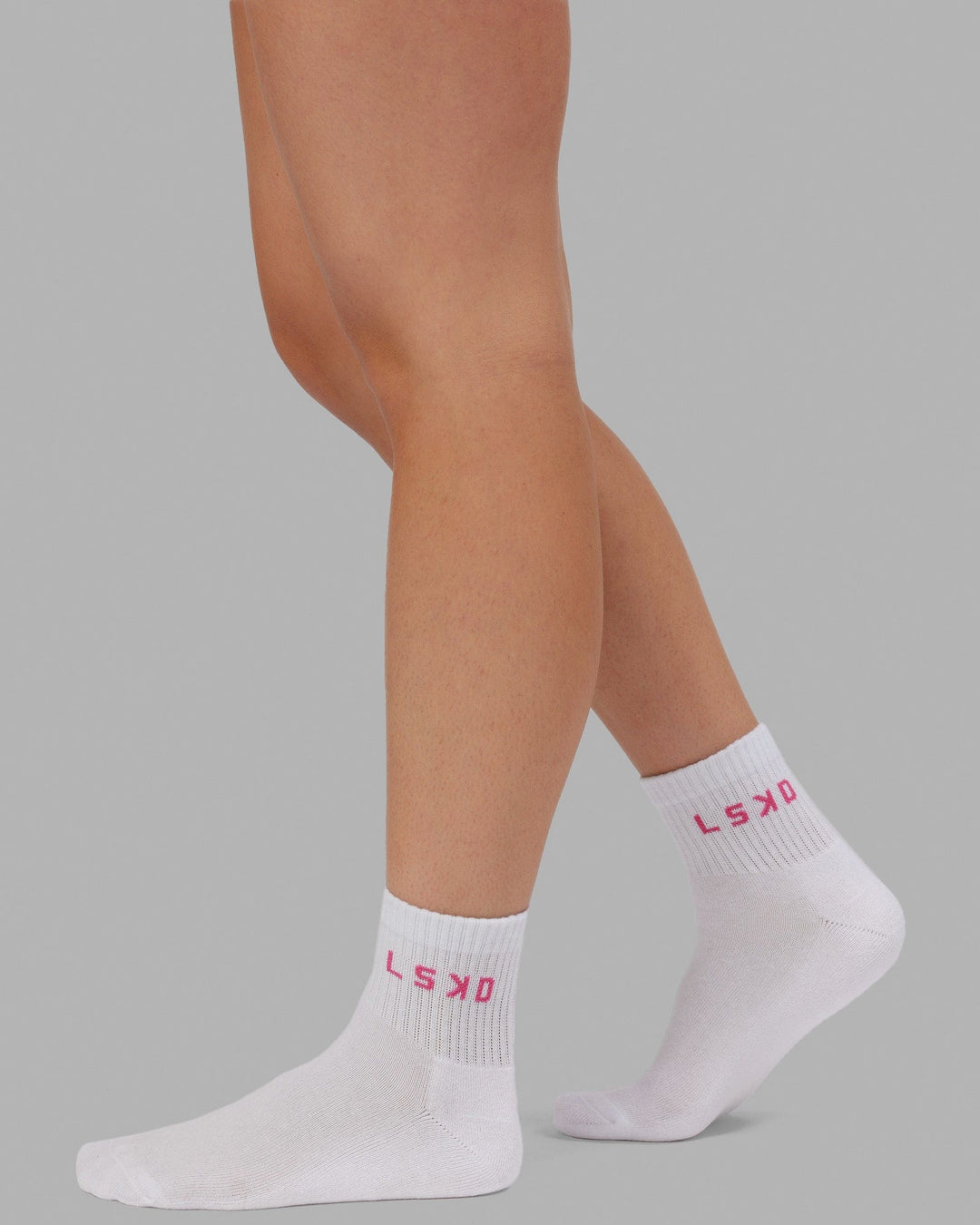 Daily 3 Pack Quarter Socks - Multi Pink
