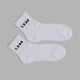Daily Quarter Crew Socks - White