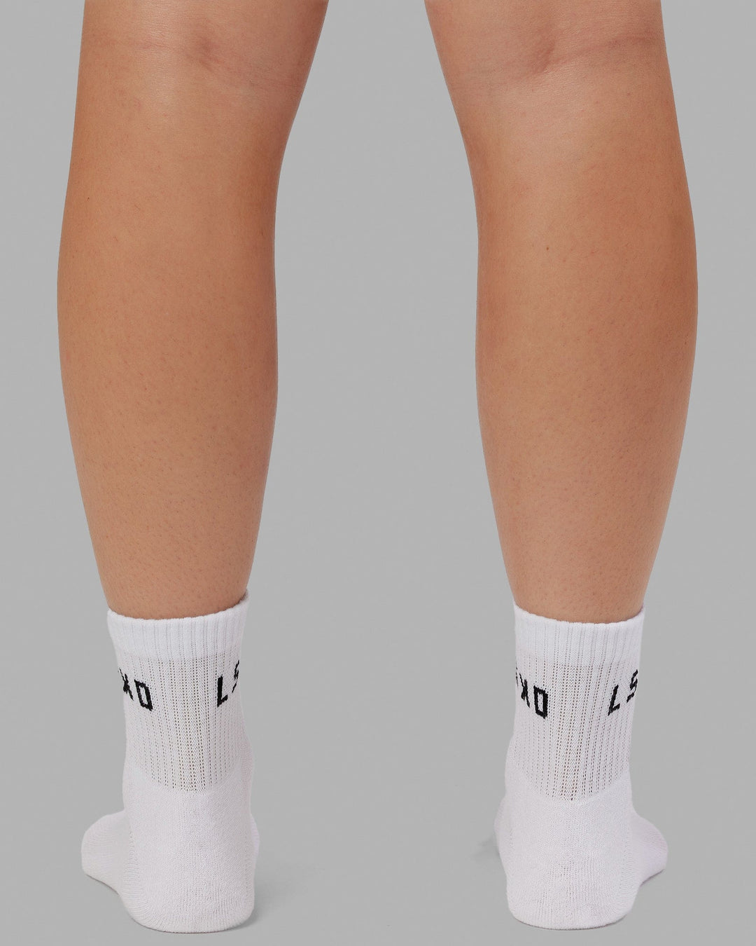 Daily Quarter Crew Socks - White
