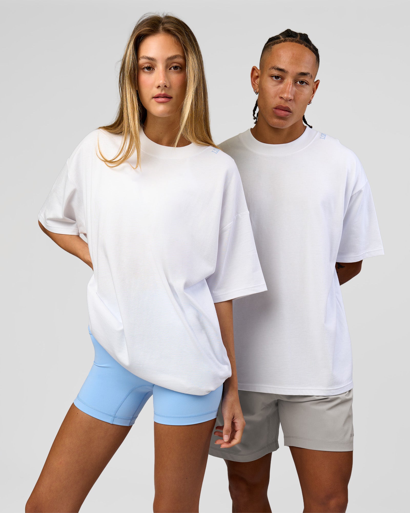 Strong is Beautiful Heavyweight Oversized Tee - White | LSKD
