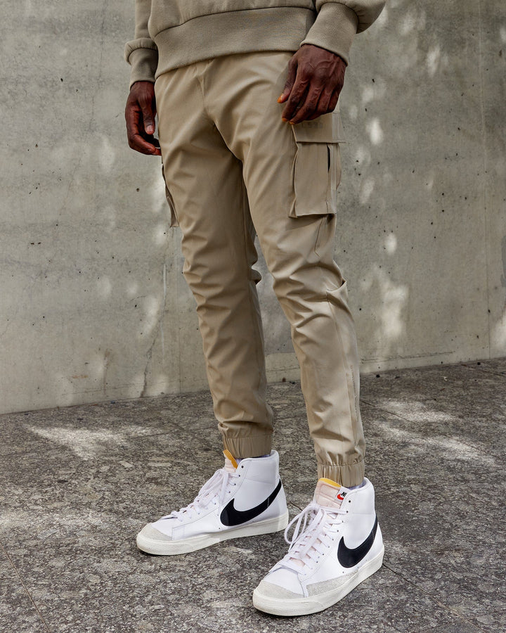 Man wearing Energy Stretch Performance Cargo Joggers - Laurel Oak