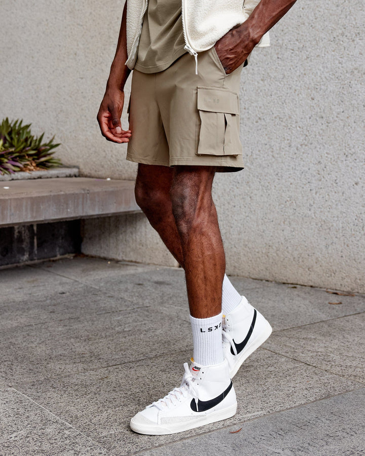 Man wearing Energy Stretch Performance Cargo Short - Laurel Oak