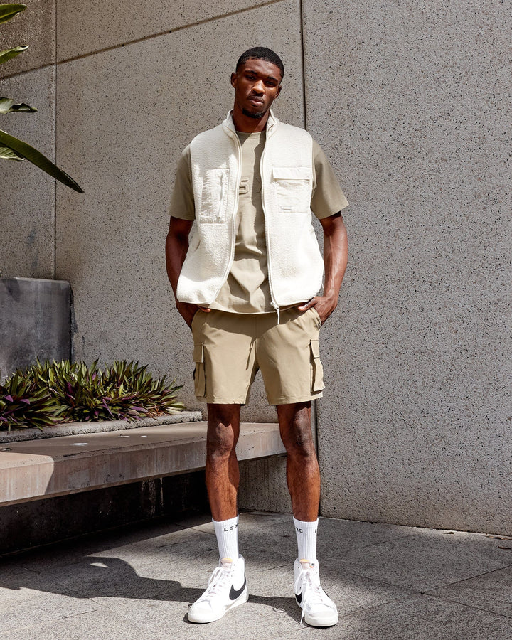 Man wearing Energy Stretch Performance Cargo Short - Laurel Oak