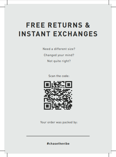 LSKD Shipping cards - Free returns - view 1