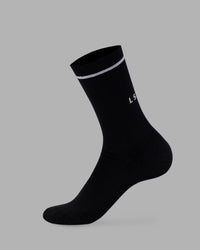 Fast Performance Crew Sock Black-White