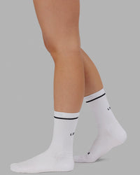 Fast Performance Sock - White-Black