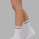 Fast Performance Crew Socks - White