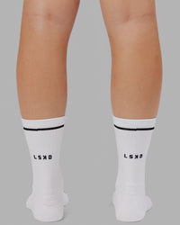 Fast Performance Sock - White-Black
