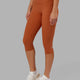 Fusion 3/4 Length Tights - Auburn