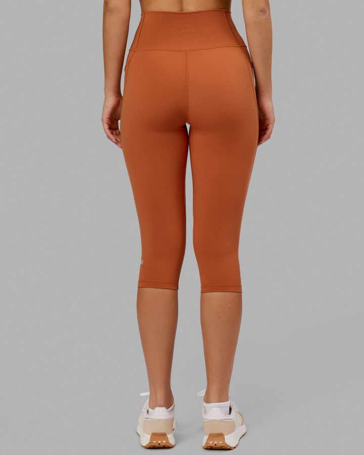 Fusion 3/4 Length Tights - Auburn