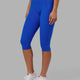Fusion 3/4 Length Tights - Strong Blue