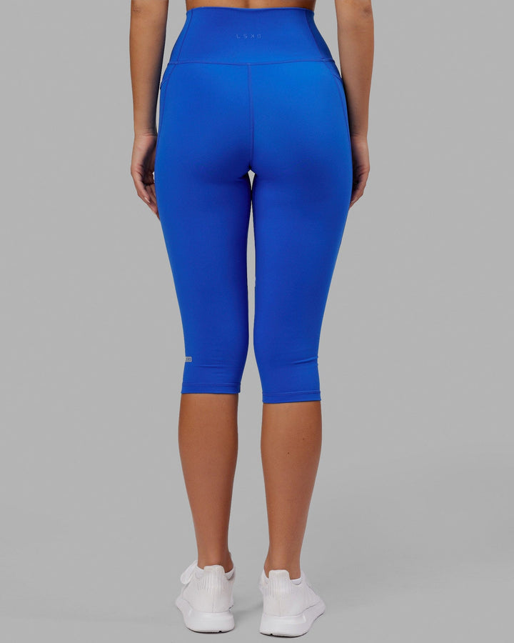 Fusion 3/4 Length Tights - Strong Blue