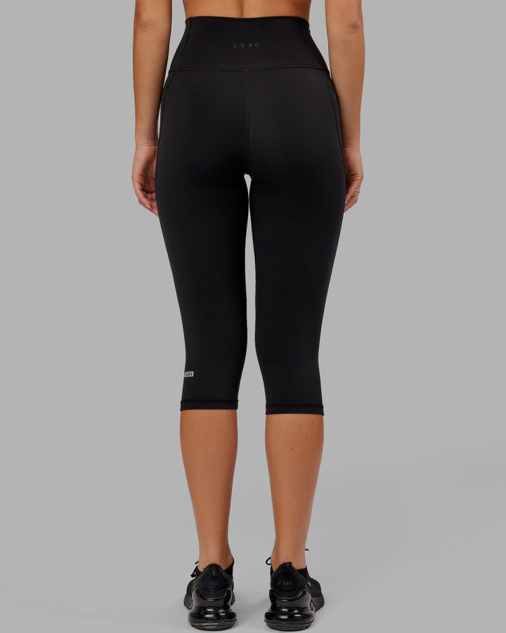 Fusion 3/4 Length Tights - Black