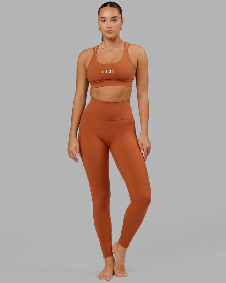 Fusion Full Length Tights - Auburn