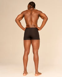 Man wearing Zero Boxer Brief 2pk - Black | Model:Adeola | Size:L | Thumbnail Index: 2