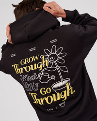 Man wearing TGHF X LSKD 26 Oversized Hoodie - Black | Model:Cooper | Size:L | Thumbnail Index: 0