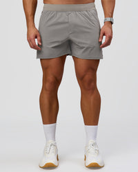 Man wearing Functional Training 5" Short - Storm Front | Model:Jaiden | Size:L | Thumbnail Index: 4