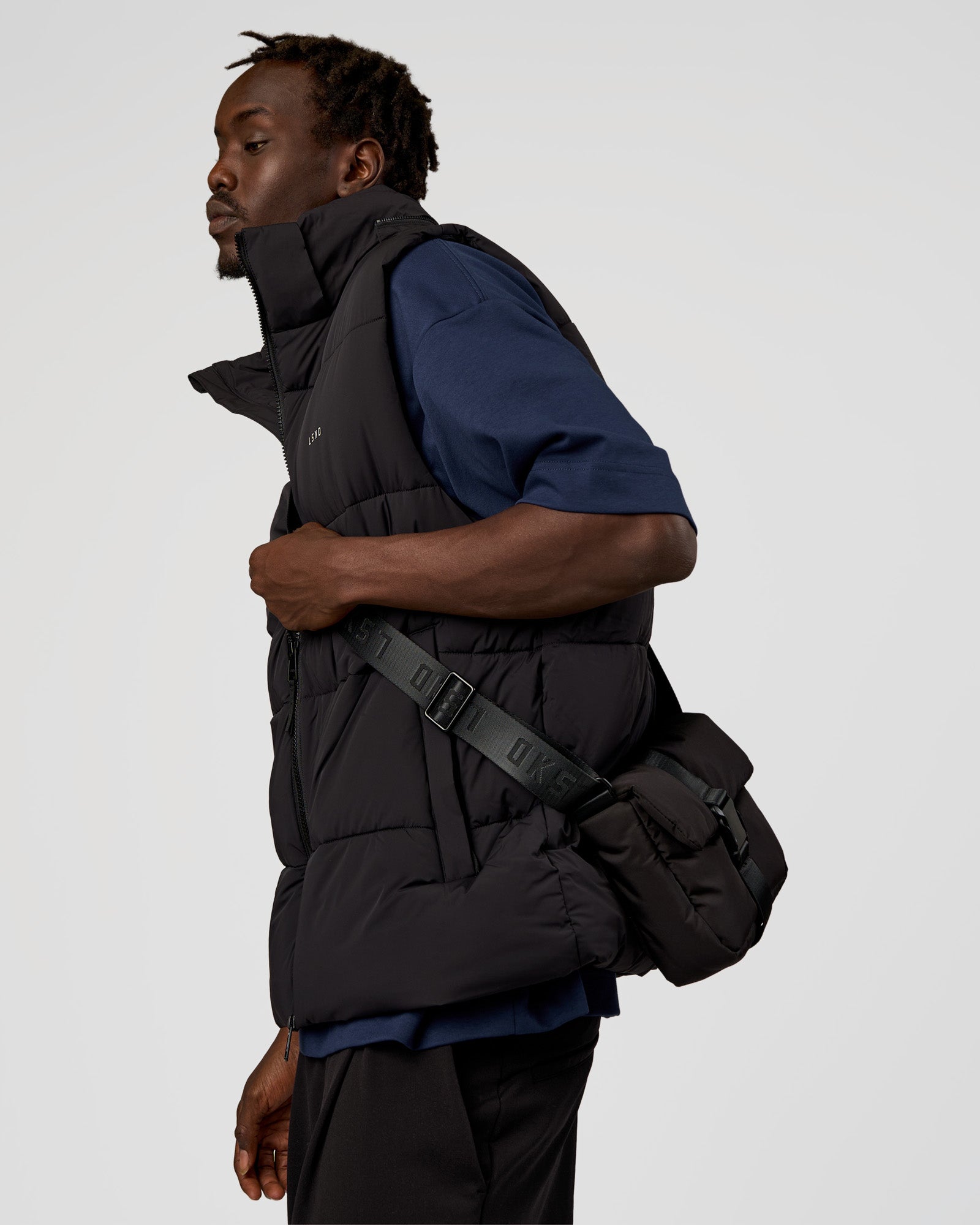 SUPPLY TOKYO Nylon Puffer Vest Black ベスト Base Puffer Vest - Black | LSKD
