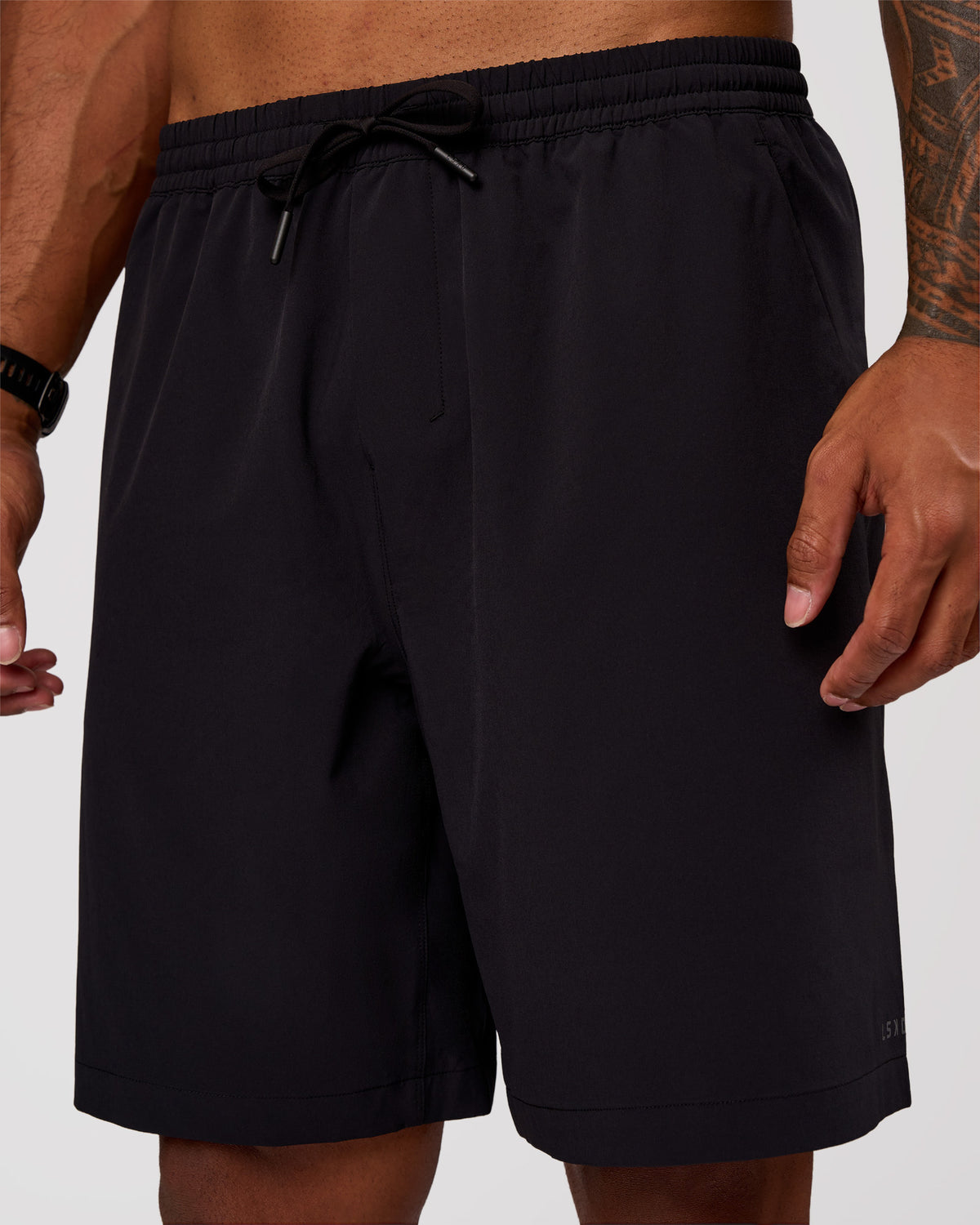 Man wearing Rep Movement 9" Training Short - Black | Model:Xav | Size:L