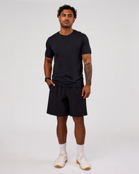 Man wearing Rep Movement 9" Training Short - Black | Model:Xav | Size:L | Thumbnail Index: 3