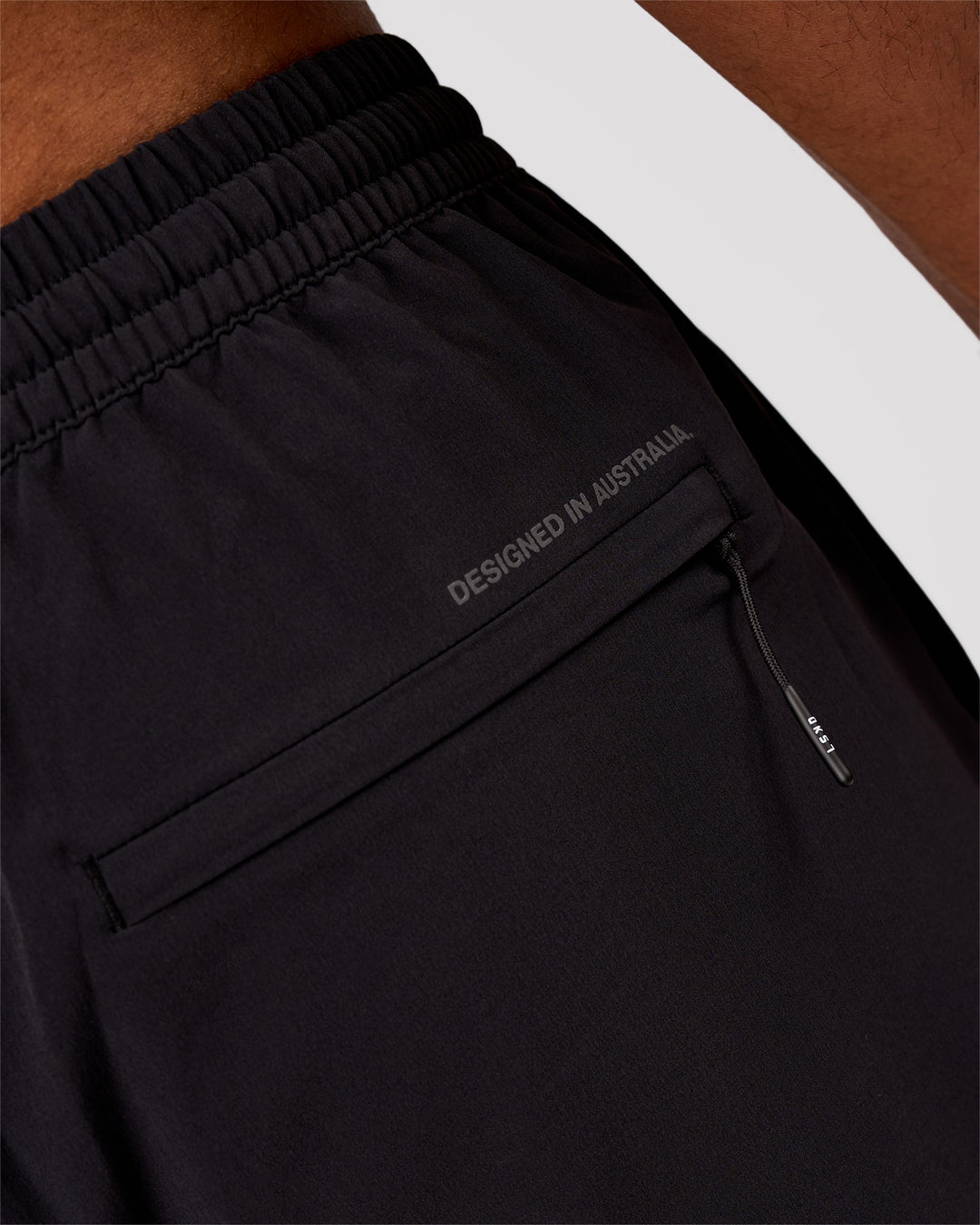 Man wearing Rep Movement 9" Training Short - Black | Model:Xav | Size:L - view 10