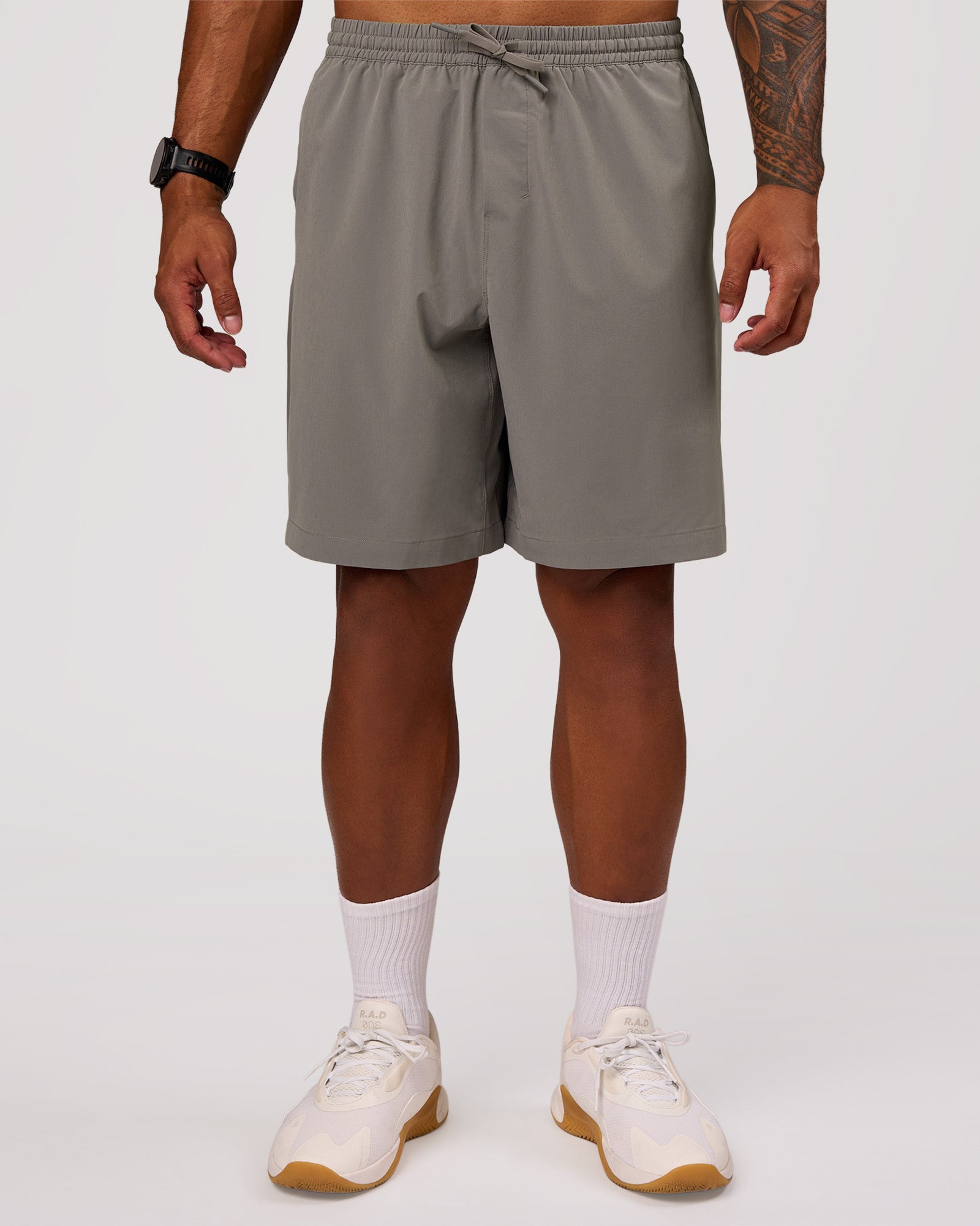 Man wearing Rep Movement 9" Training Short - Storm Front | Model:Xav | Size:L