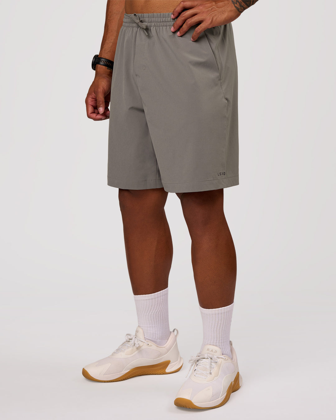 Man wearing Rep Movement 9" Training Short - Storm Front | Model:Xav | Size:L - view 3